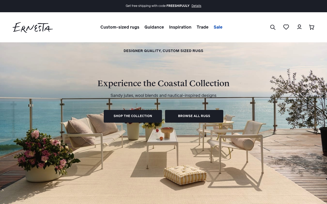 Ernesta website