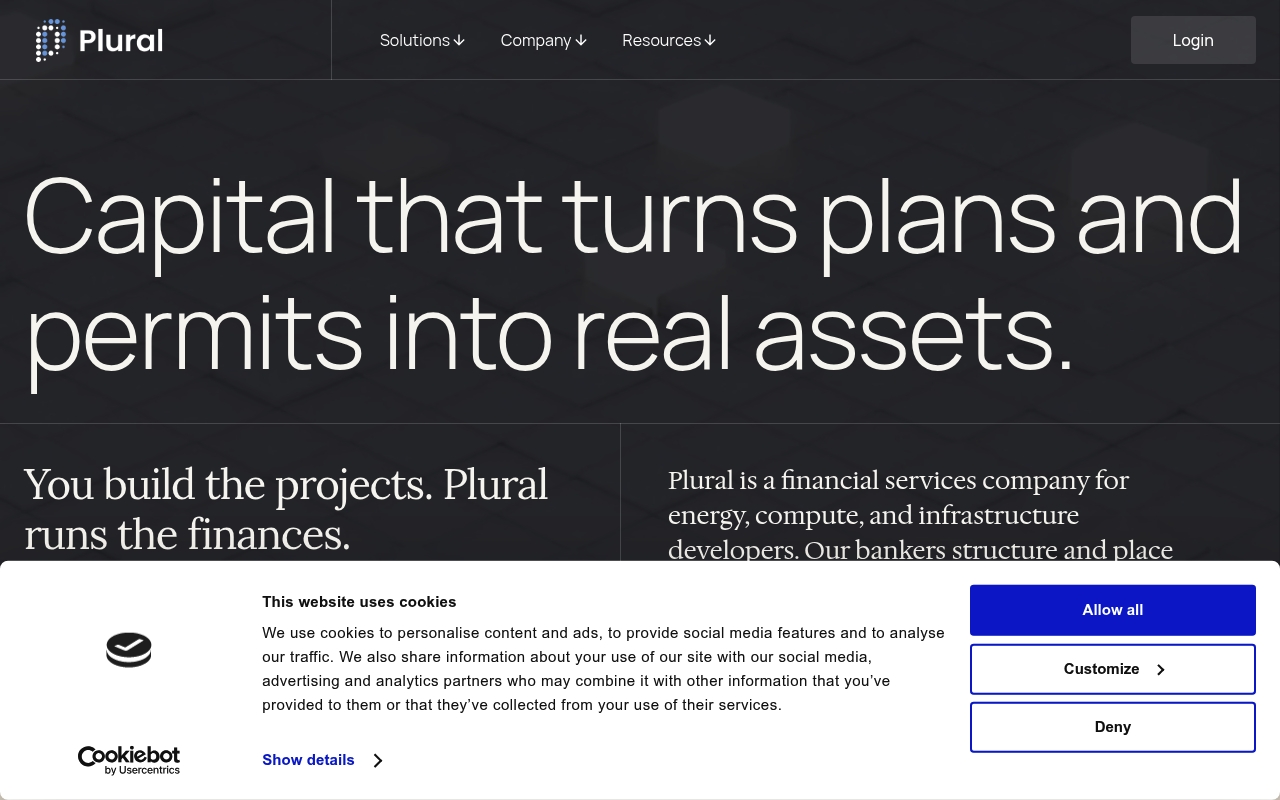 Plural Energy website