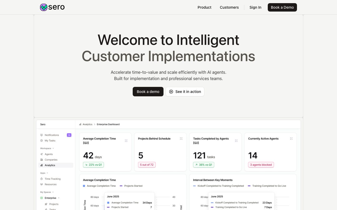 Sero website