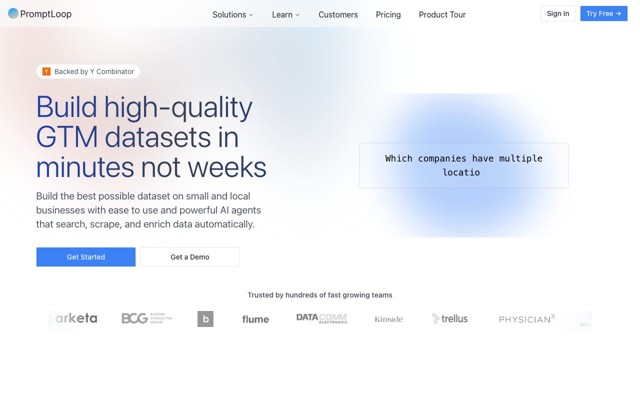 PromptLoop website