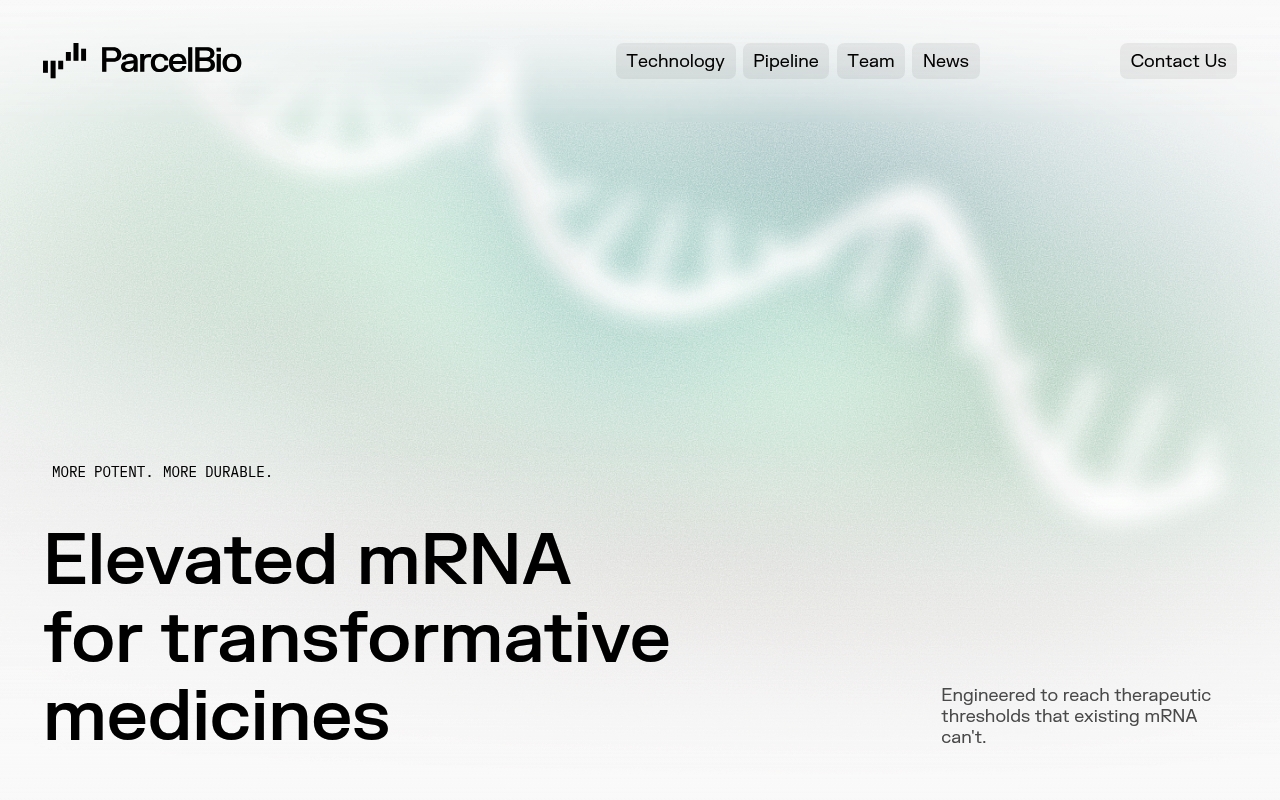 ParcelBio website
