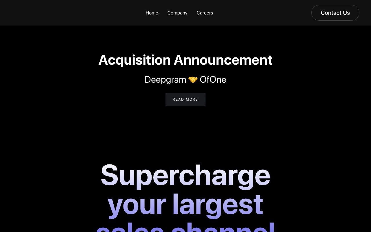 OfOne website