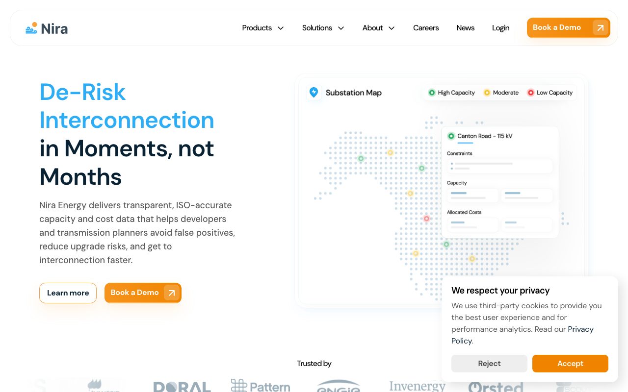 Nira Energy website