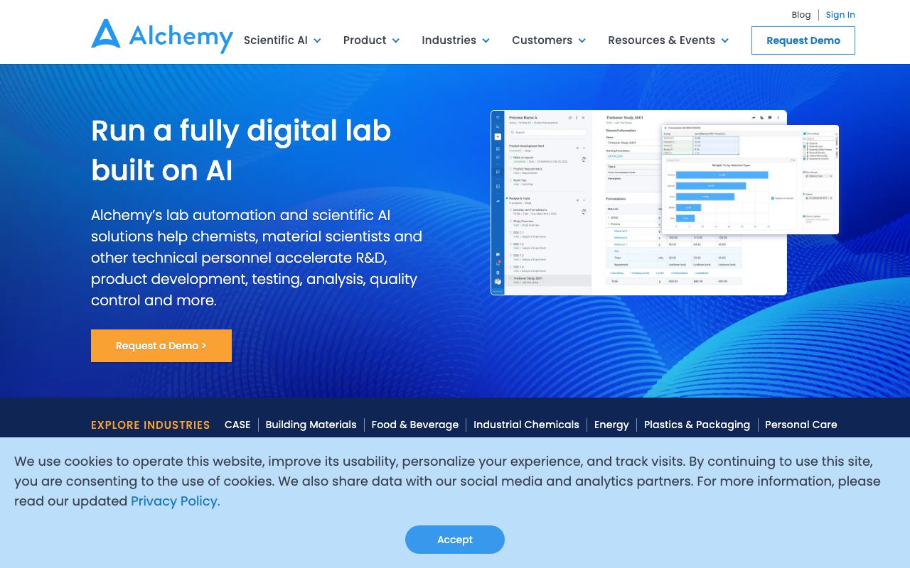 Alchemy Cloud website