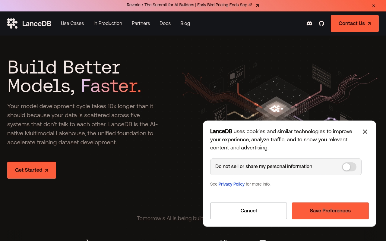 LanceDB website
