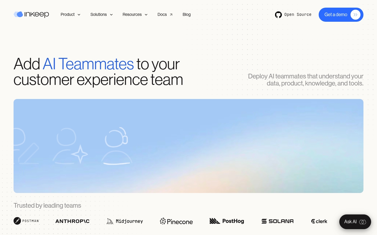 Inkeep website