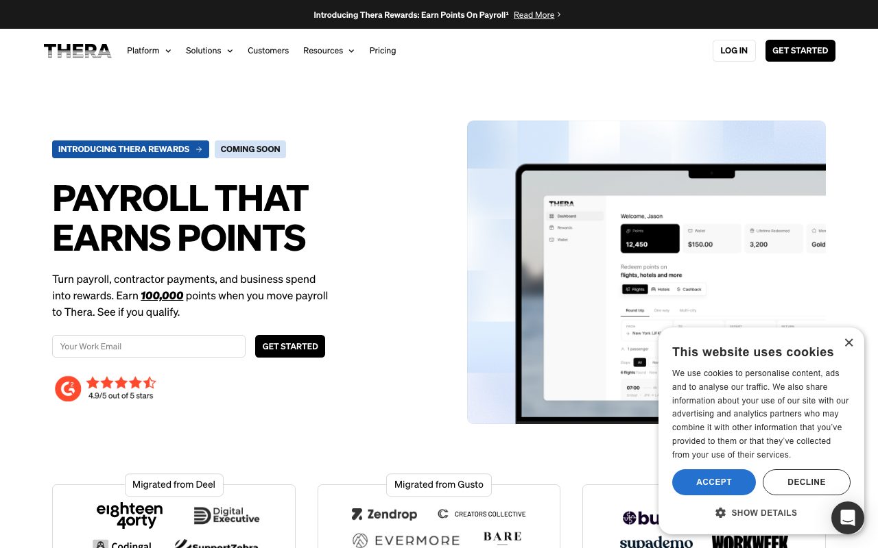 Thera website