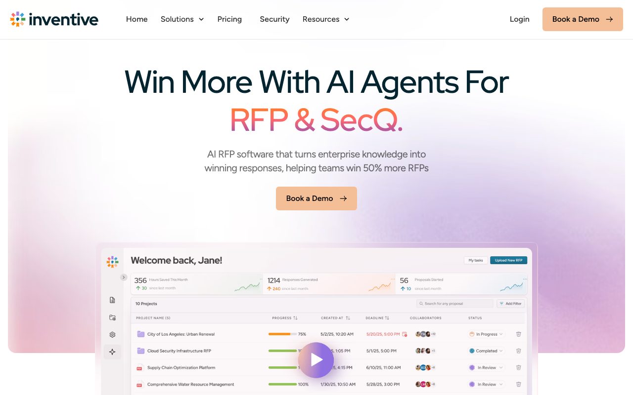 Inventive AI website