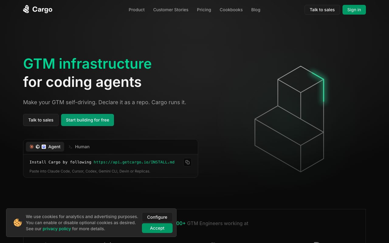 Cargo website