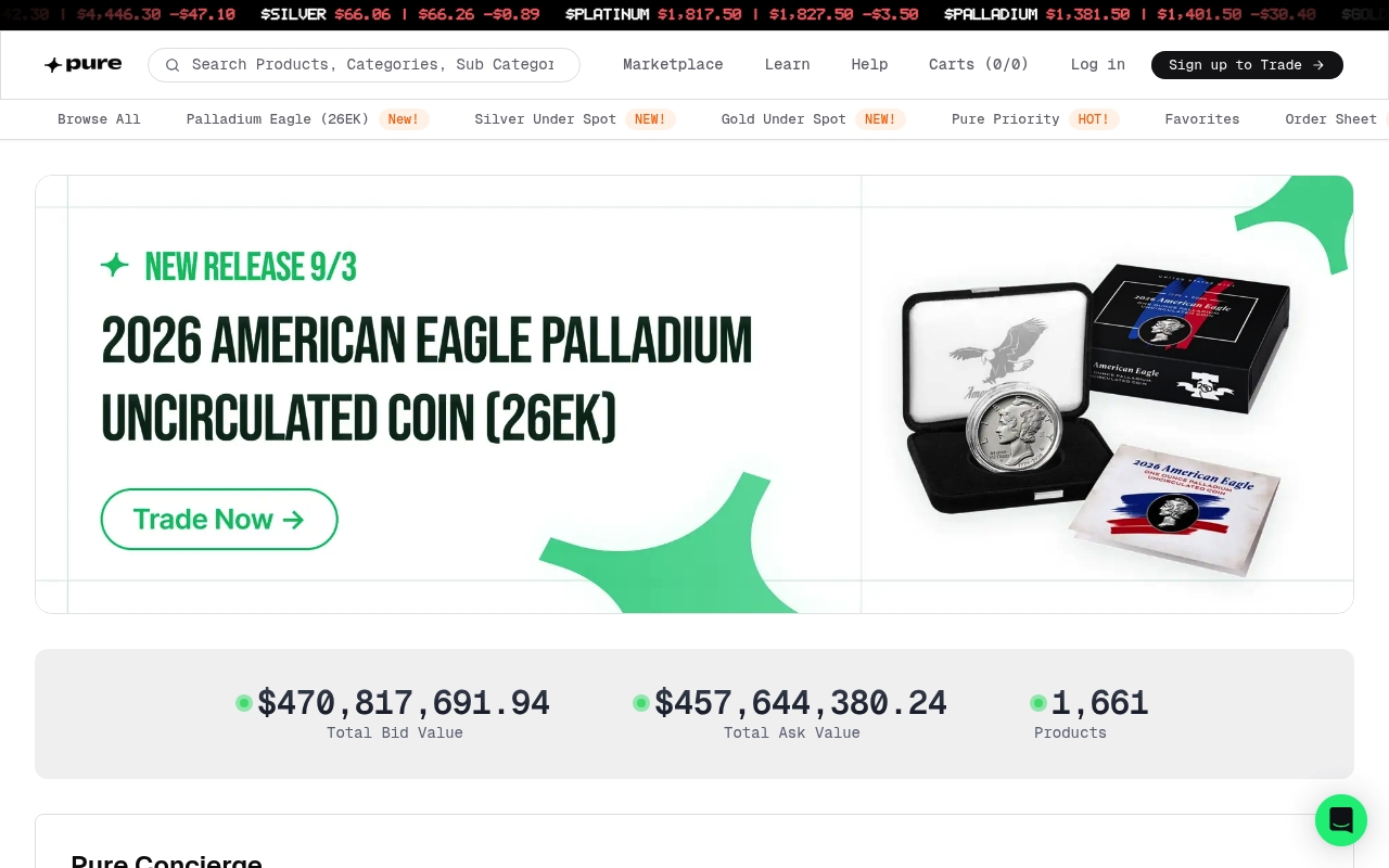 Pure website