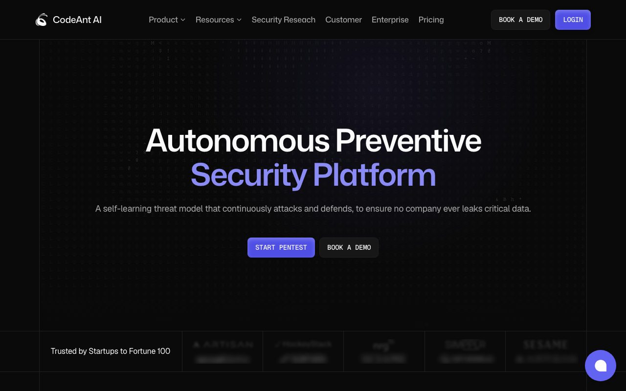 CodeAnt AI website