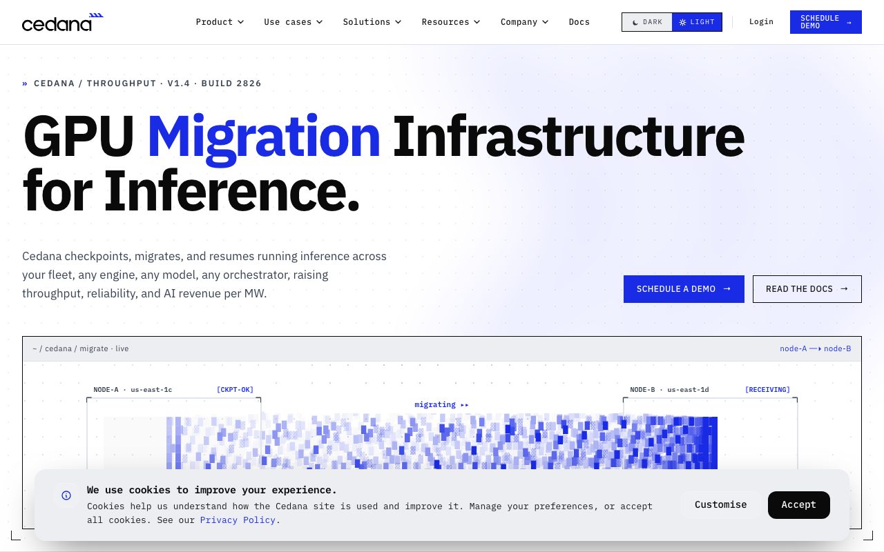 Cedana website