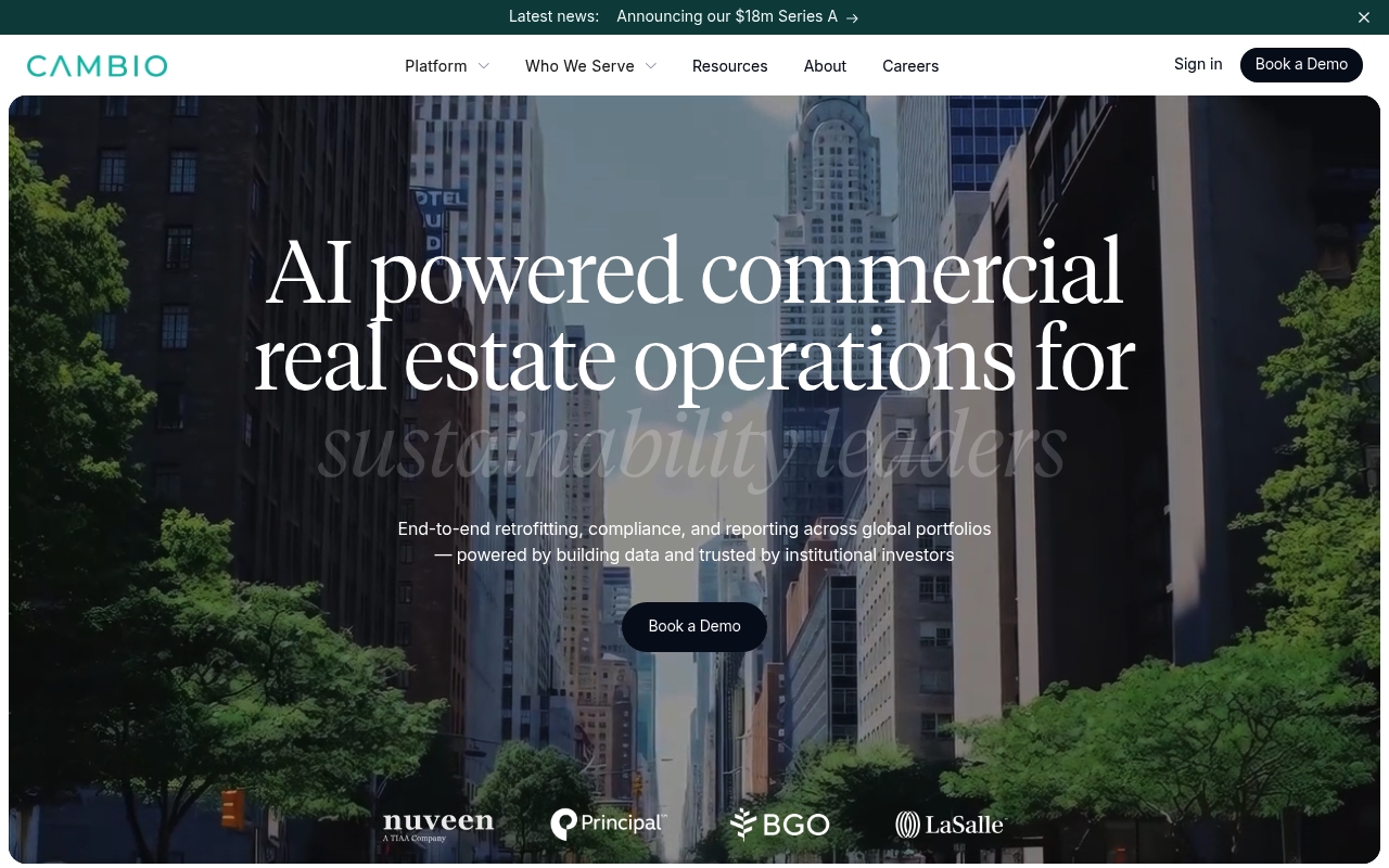 Cambio website