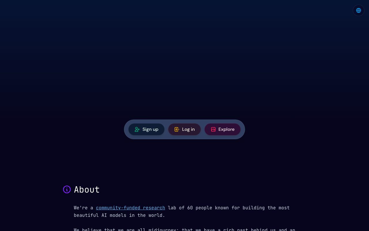 Midjourney website