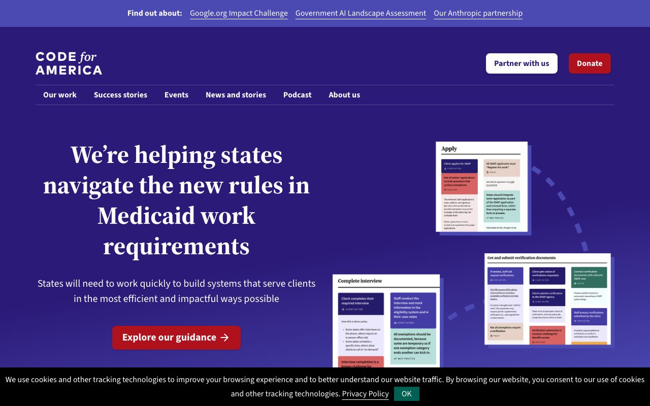 Code For America website