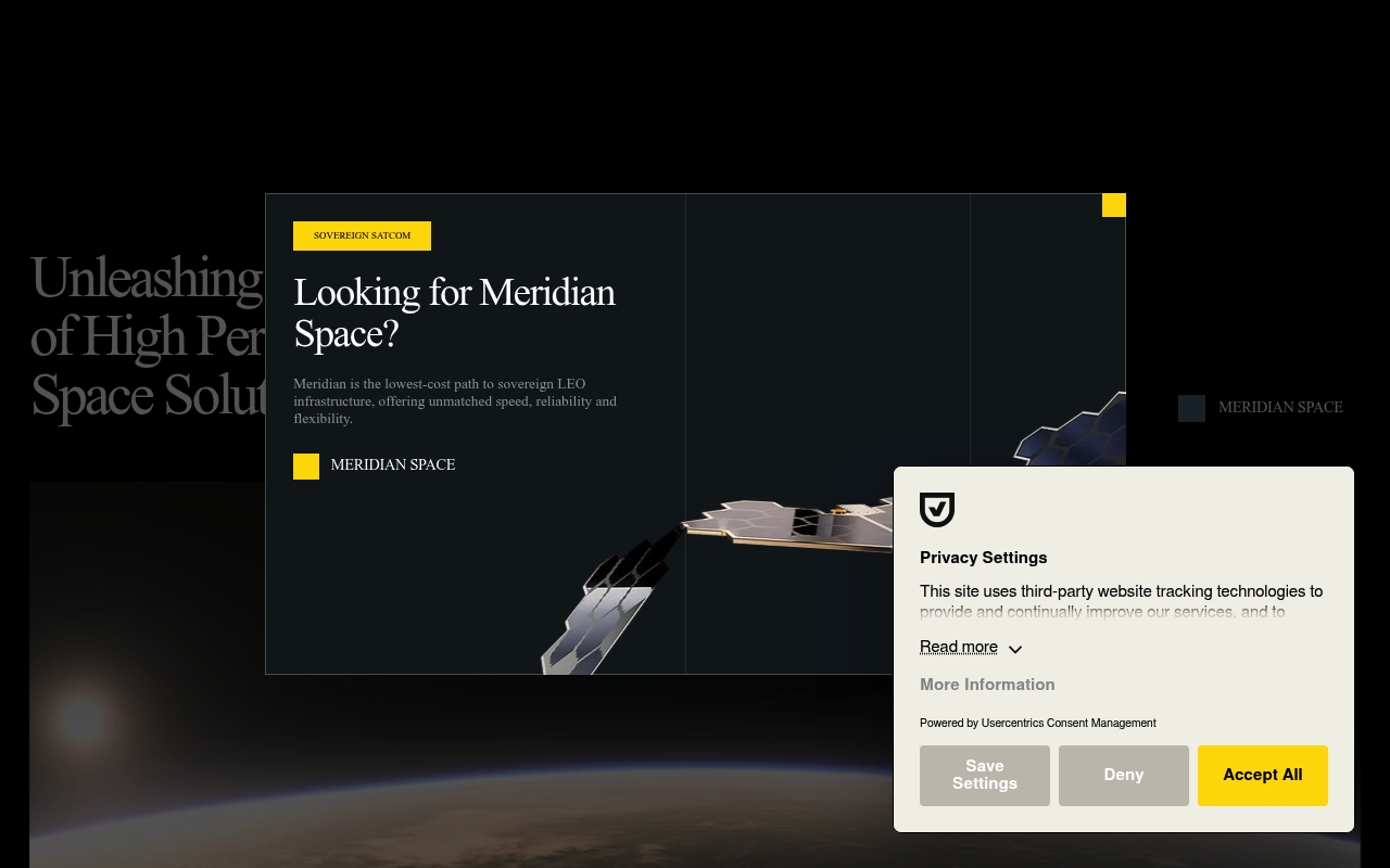 SpinLaunch website