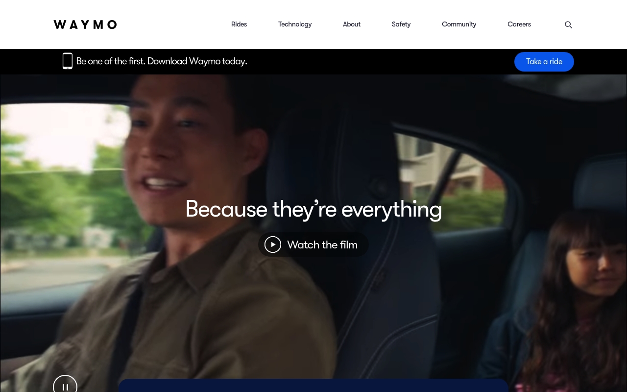 Waymo website