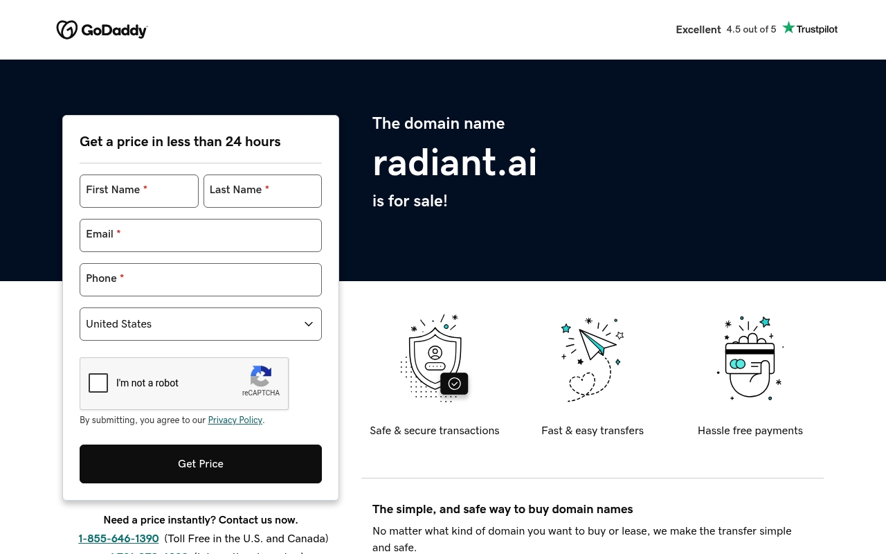 Radiant website