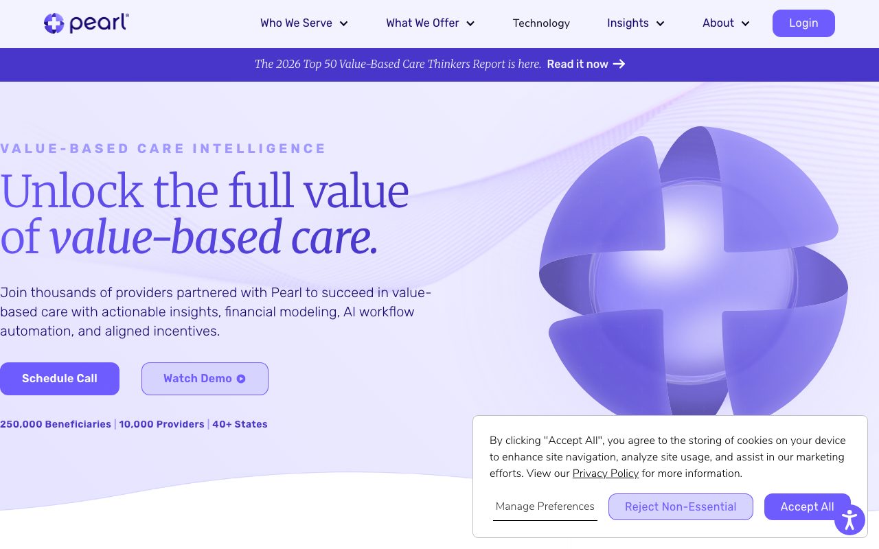 Pearl Health website