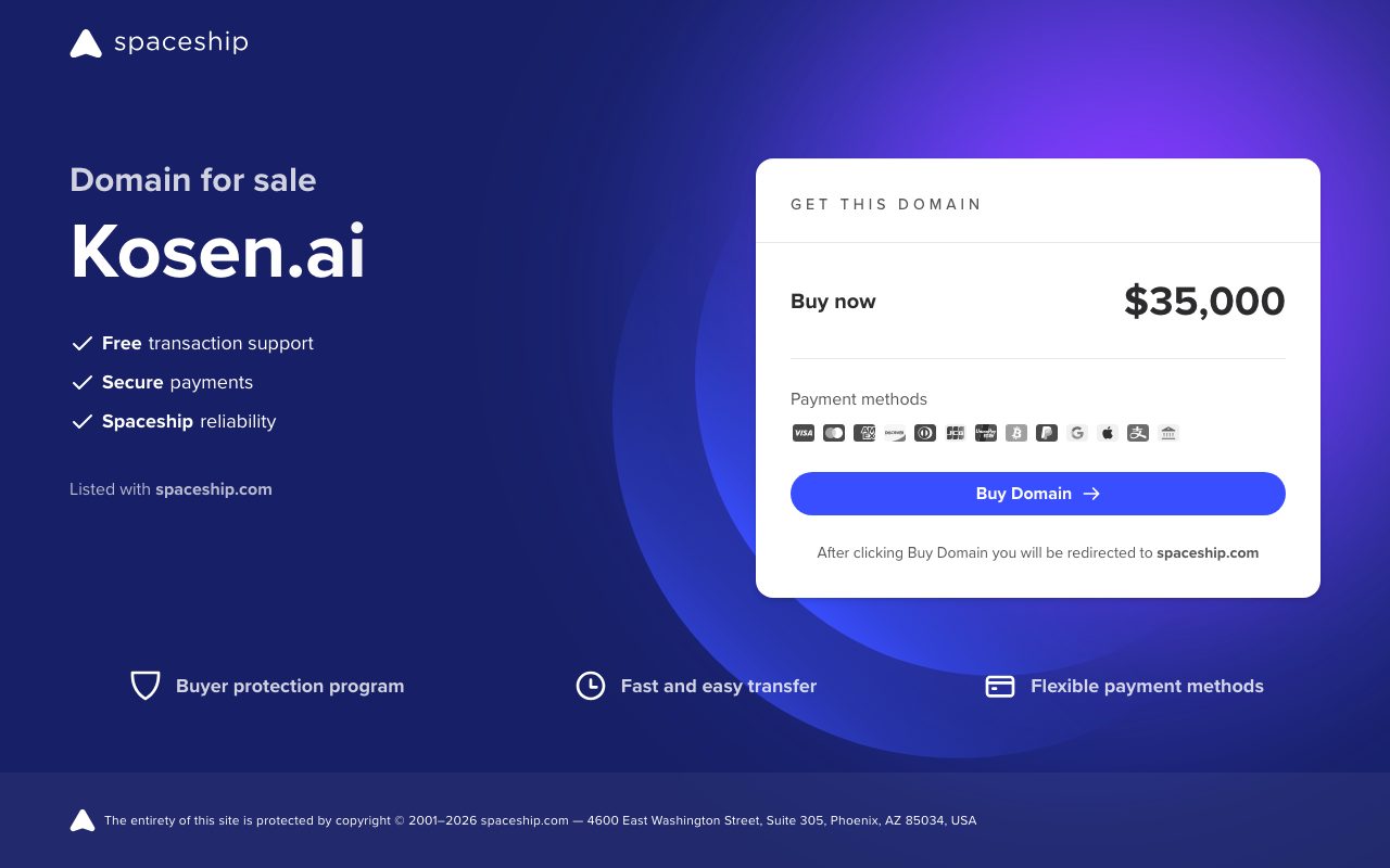 Kosen Labs website