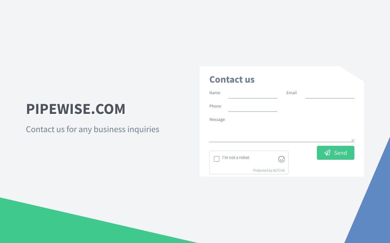 Pipewise website