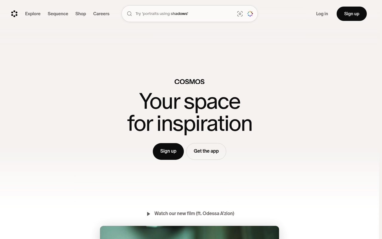 Cosmos website