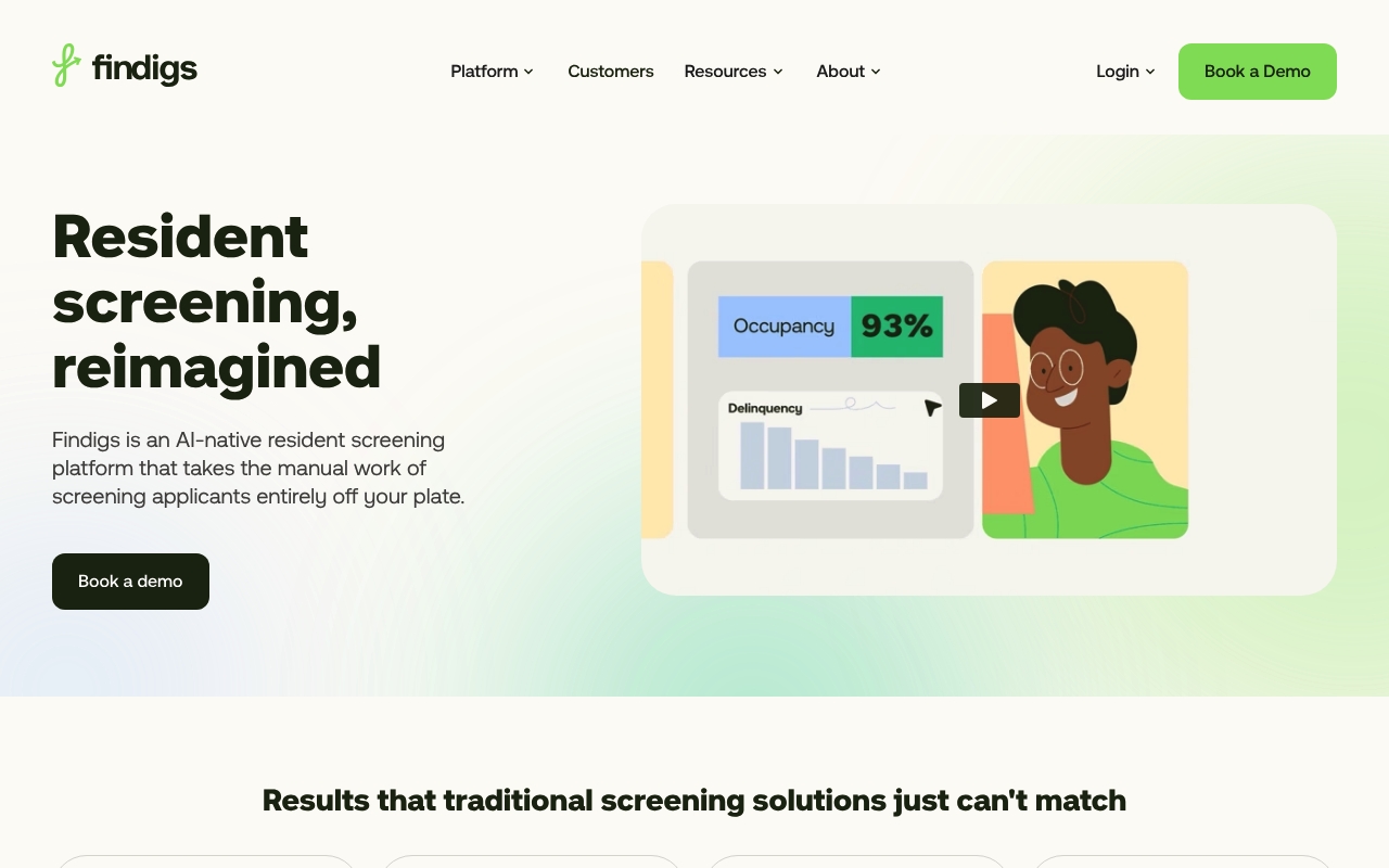 Findigs website