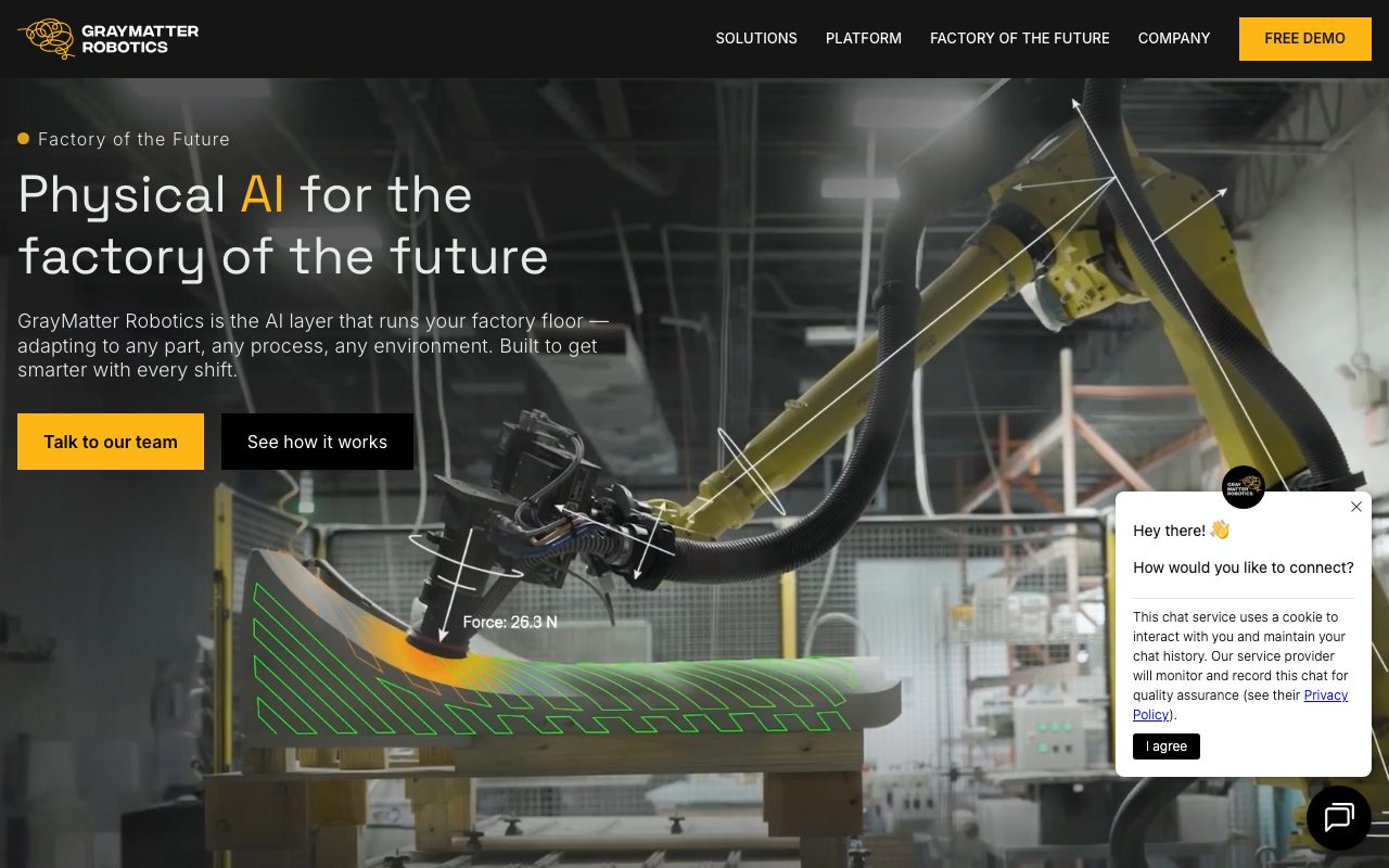 GrayMatter Robotics website