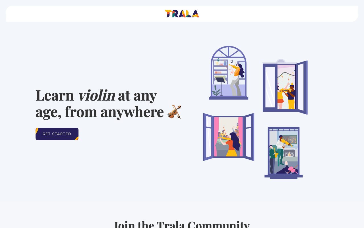 Trala website