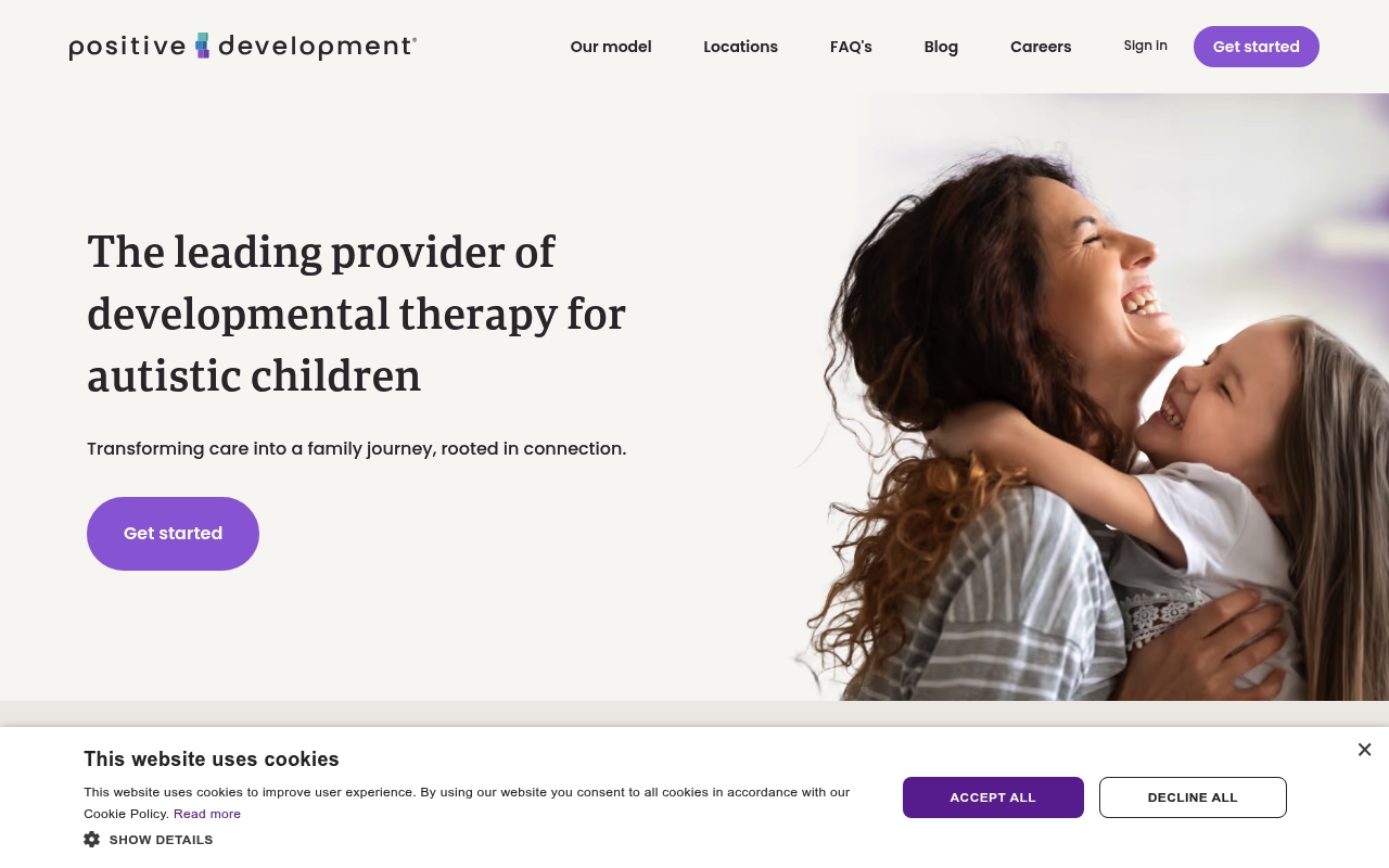Positive Development website