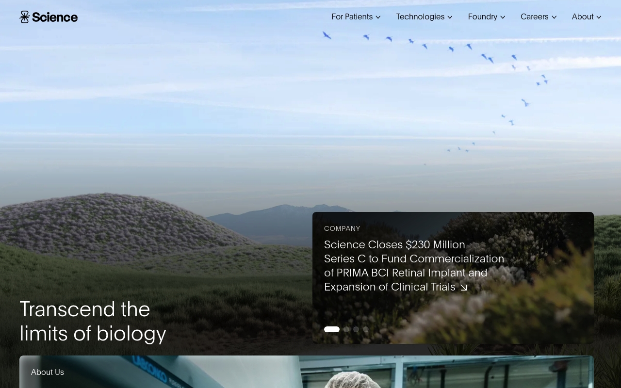 Science website
