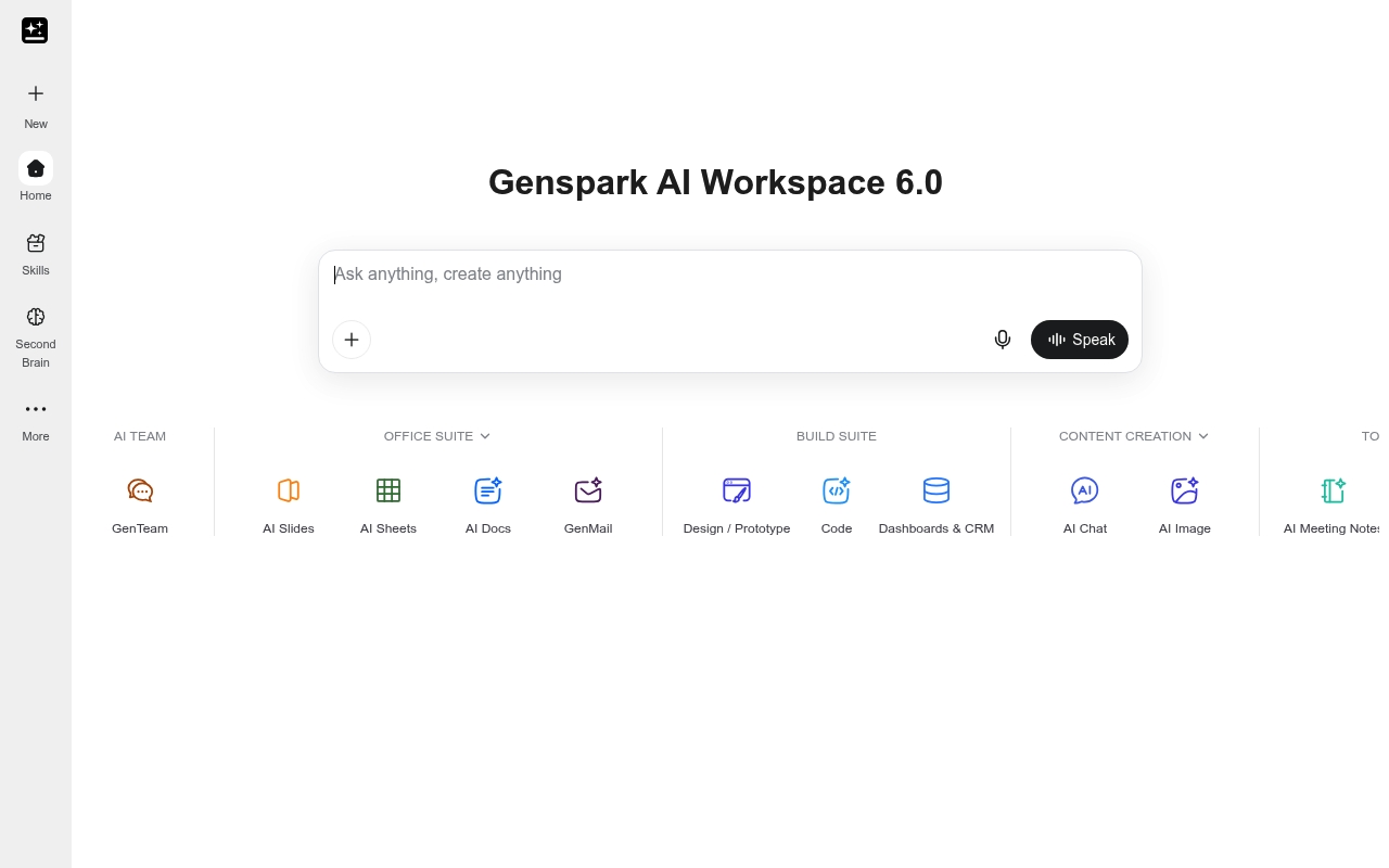 Genspark AI website