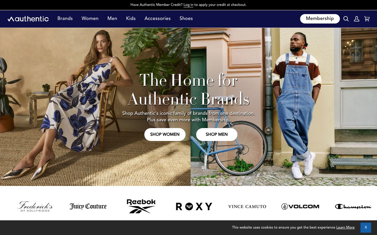 Authentic website