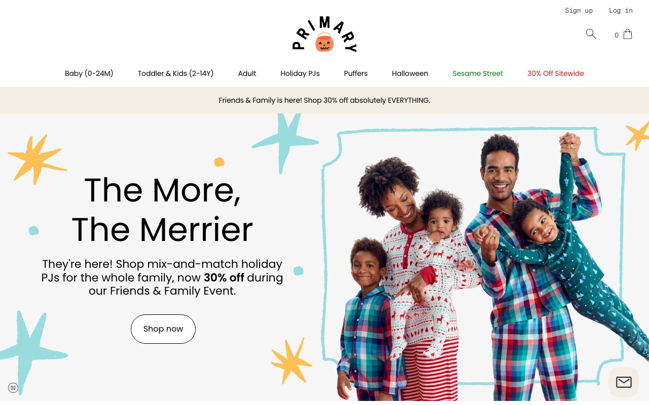 Primary website