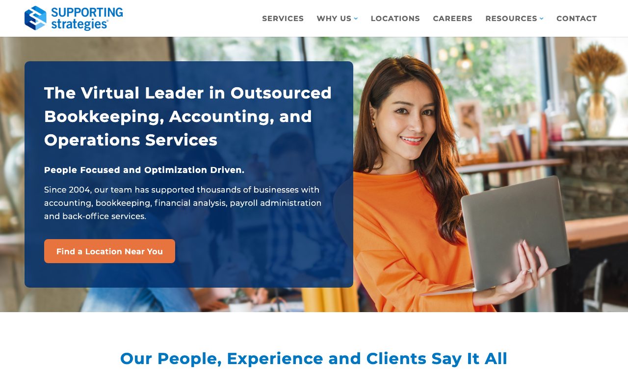 Supporting Strategies website