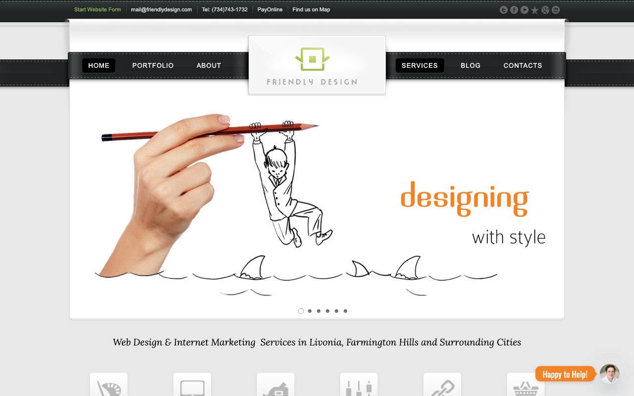 Friendly Design Co website