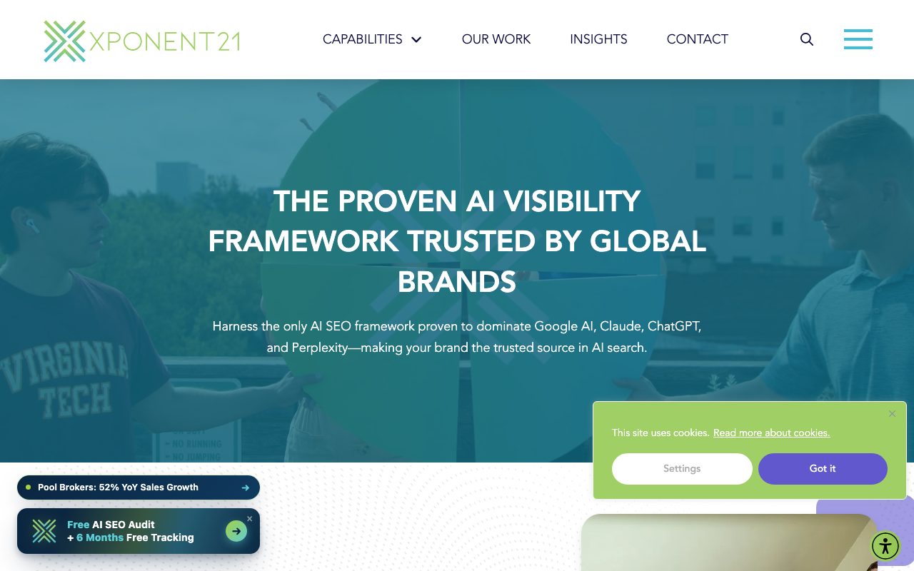 Xponent21 website