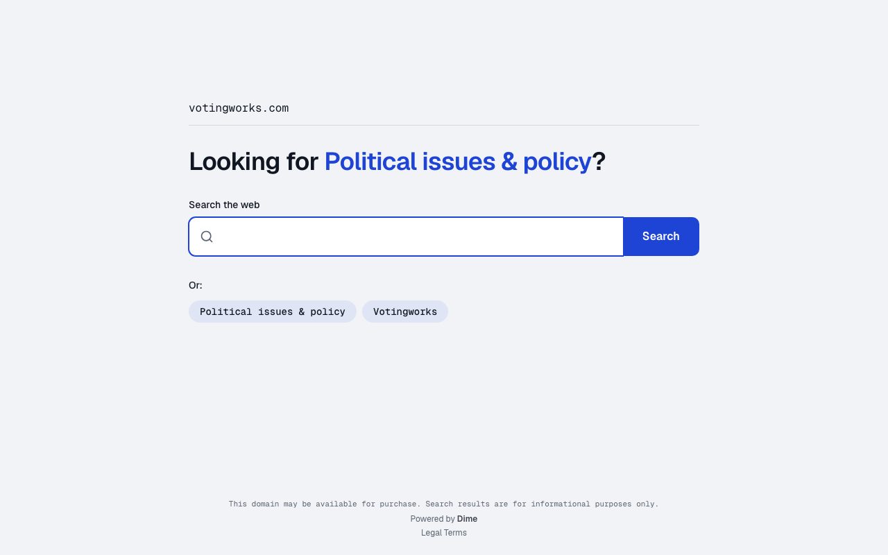 VotingWorks website