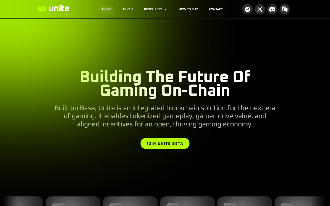Unite website