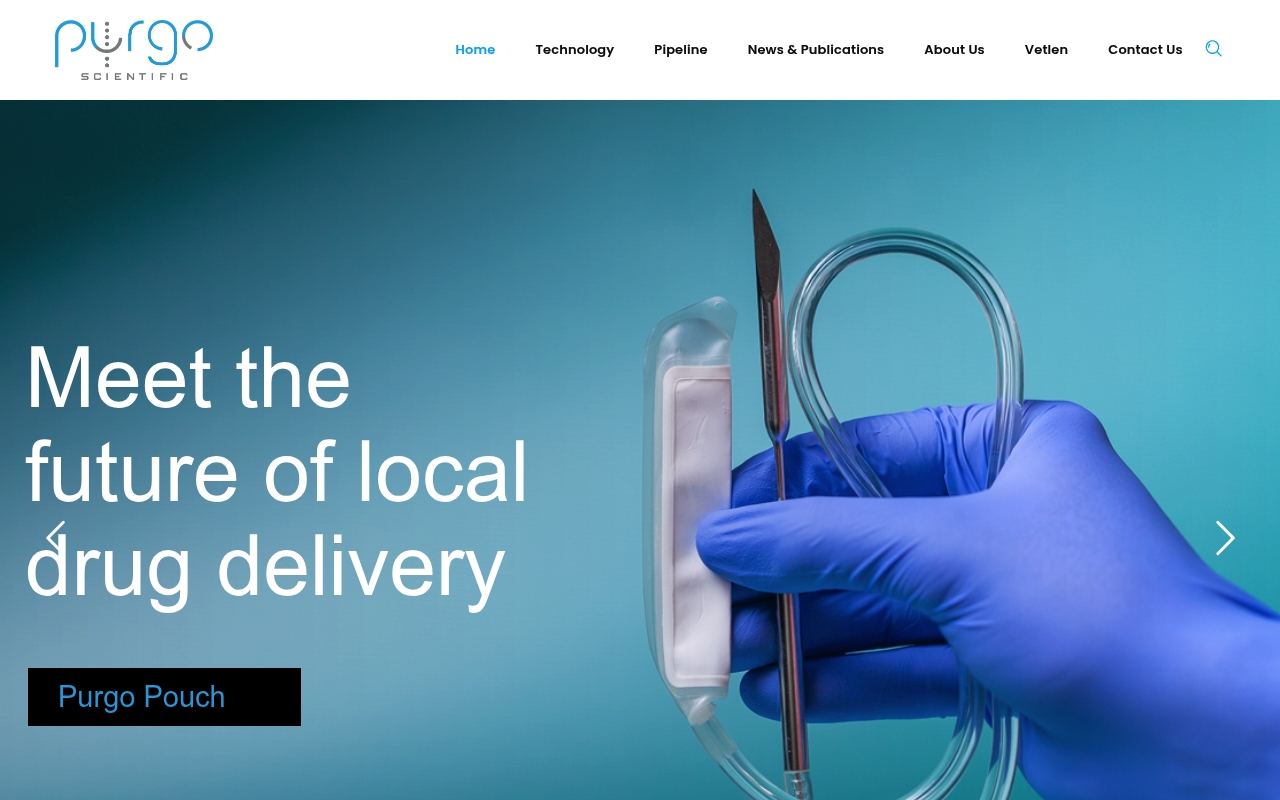 Purgo Scientific website