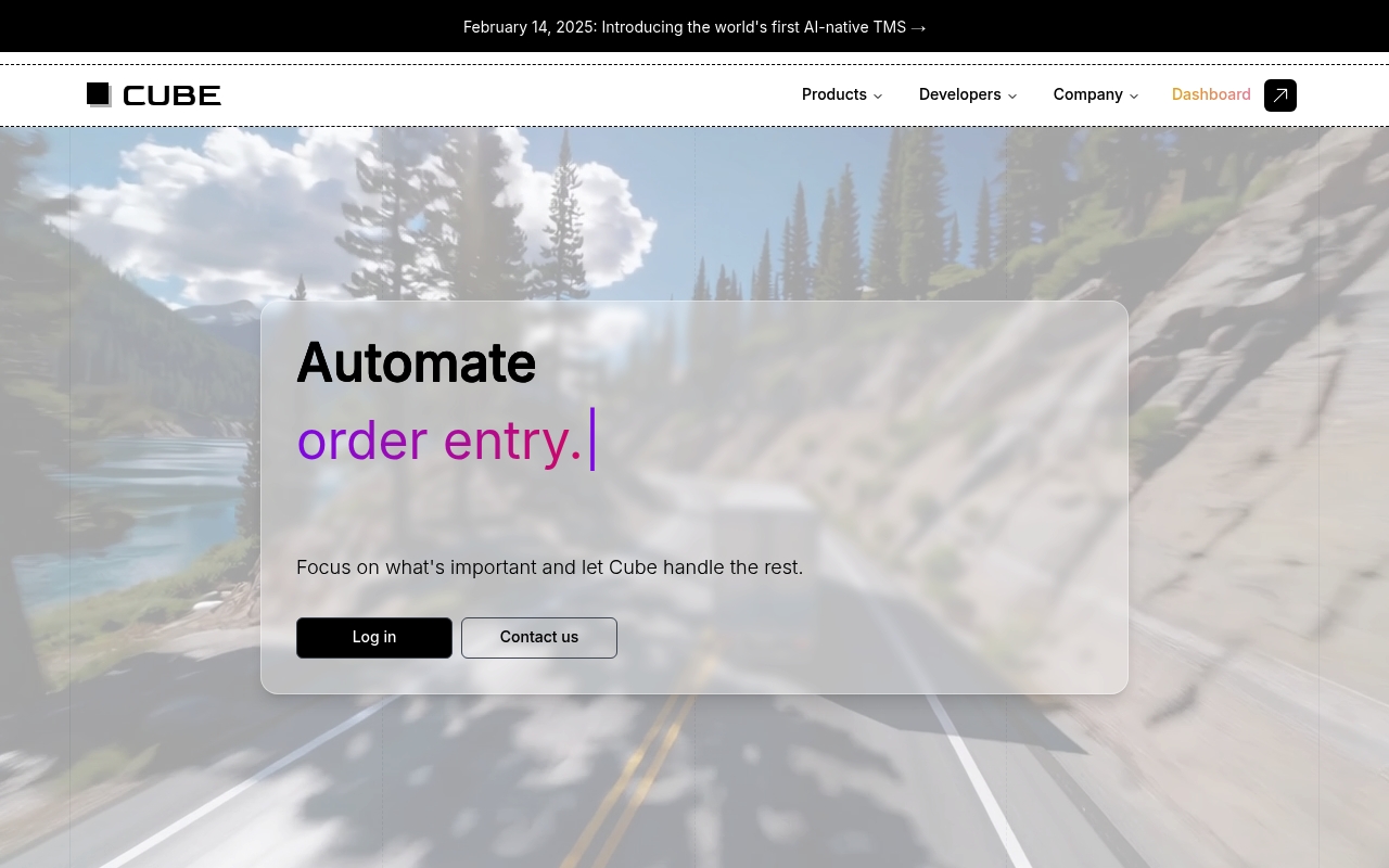 Cube AI website
