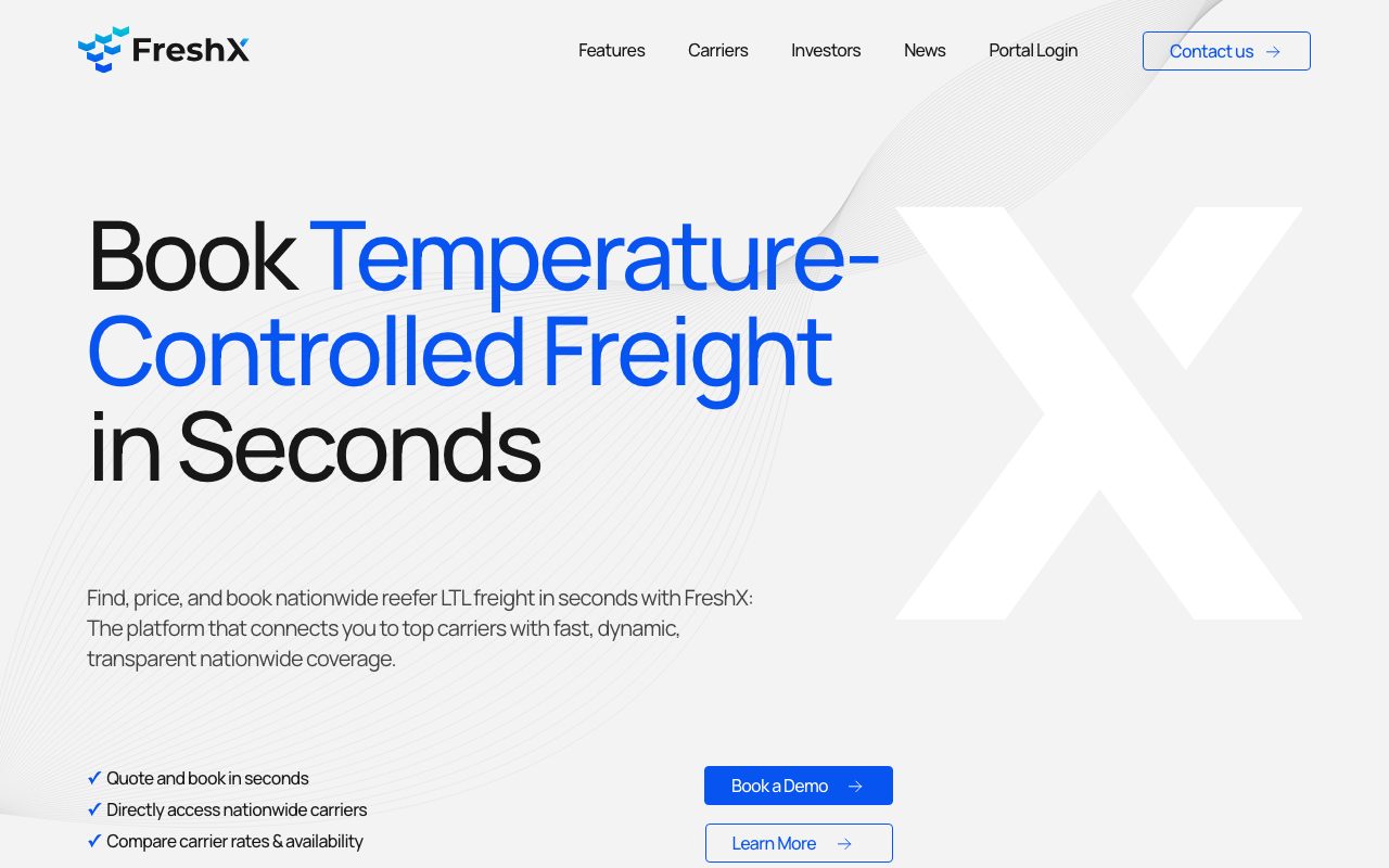 FreshX website