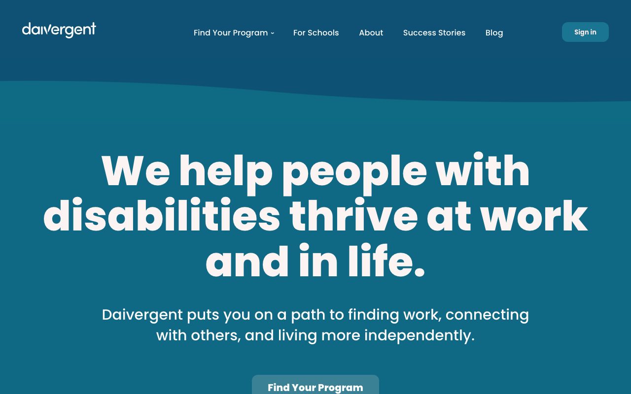 Daivergent website