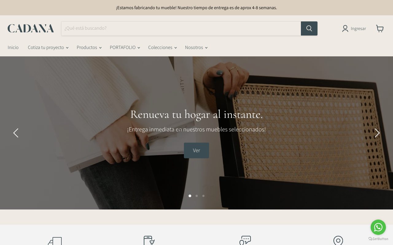 Cadana website