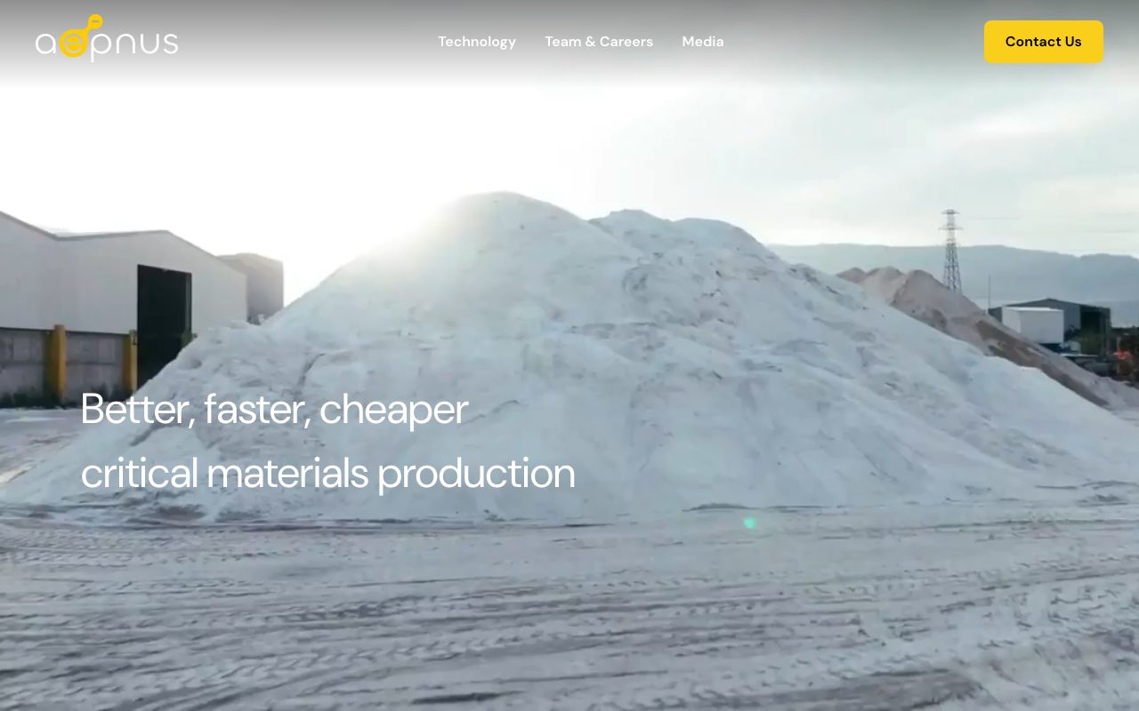 Aepnus Technology website