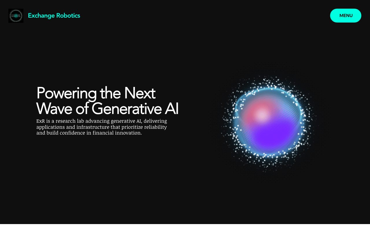 Exchange Robotics website