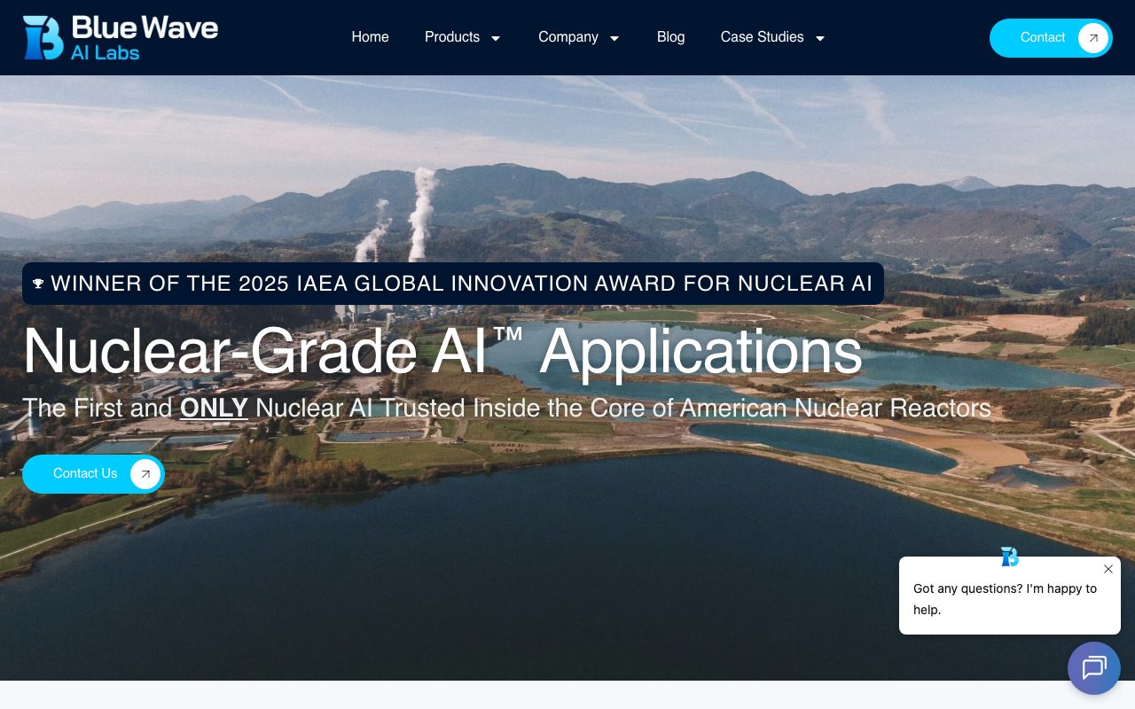 Blue Wave AI Labs website