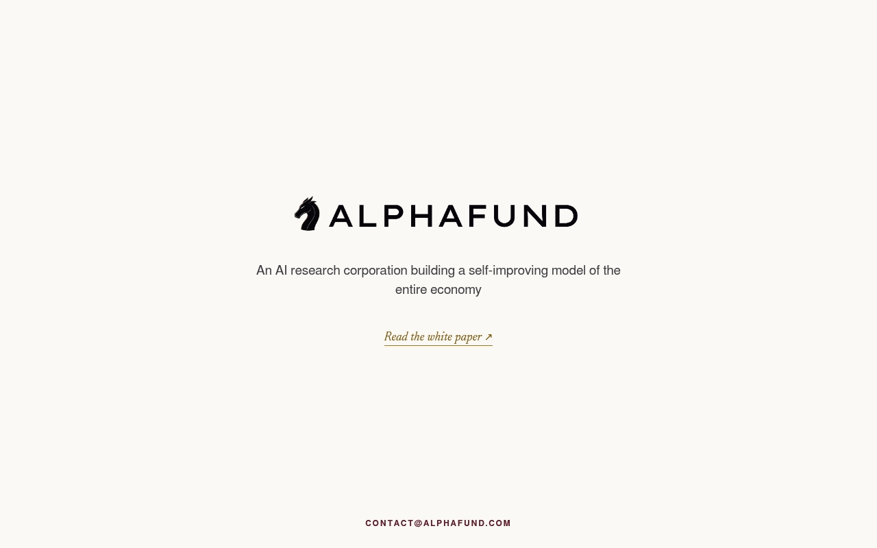 AlphaFund website