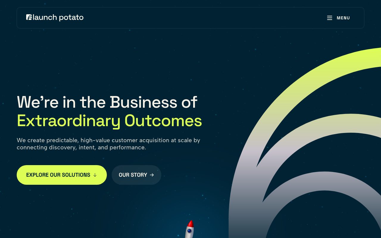 Launch Potato website