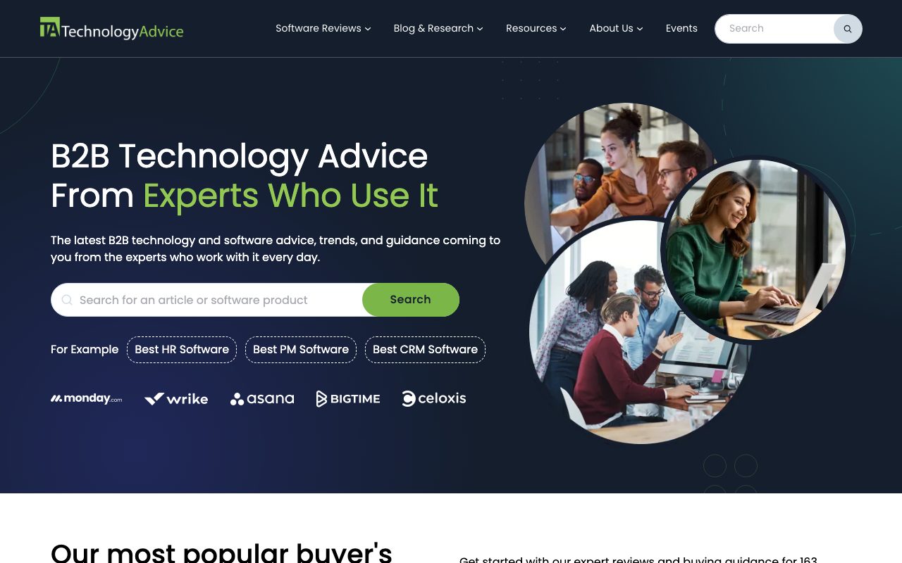 TechnologyAdvice website